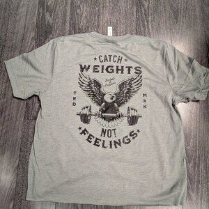 Barbells And Ponytails Crop "Catch Weights" Short sleeve T-Shirt